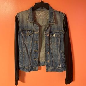 Aritzia Talula Jean/ Leather Jacket